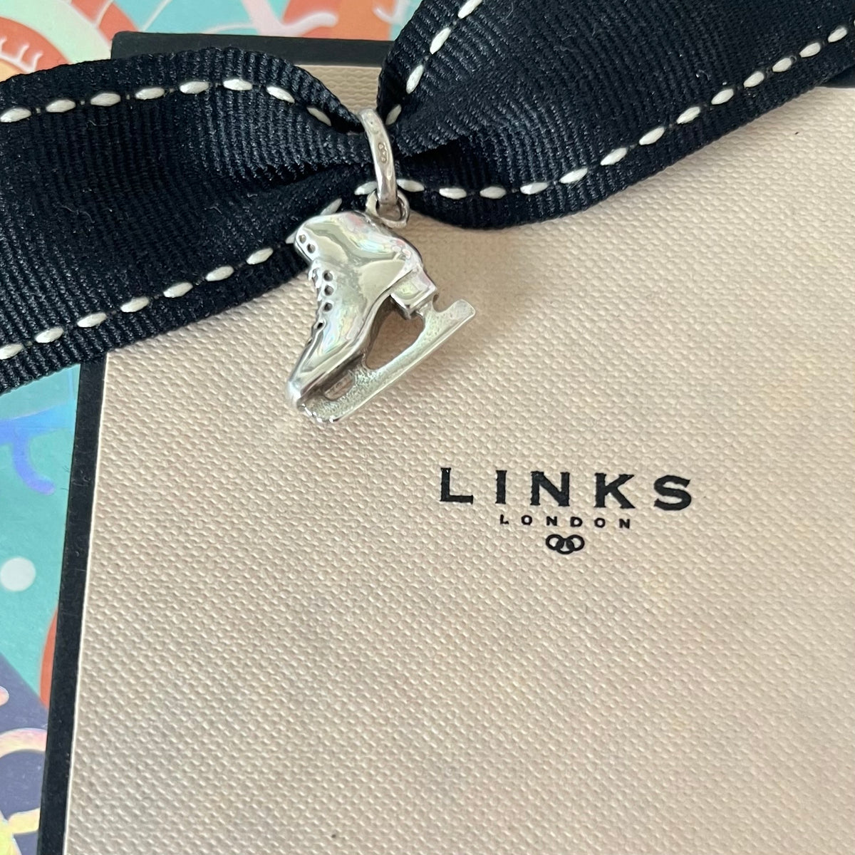 Links of London Sterling Silver Ice Skate Boot Charm
