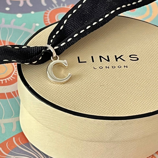 Links of London Sterling Silver Letter C Charm in original box. Be the first to gift this.