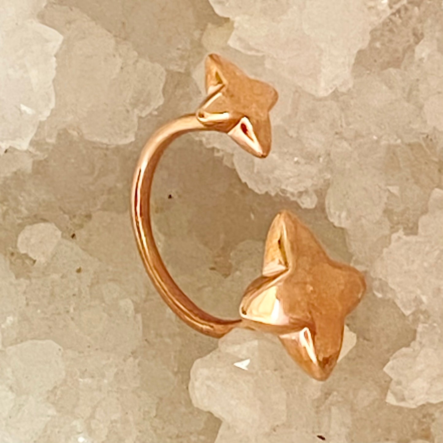 Links of London Rose Splendour Gold Vermeil Adjustable Ring