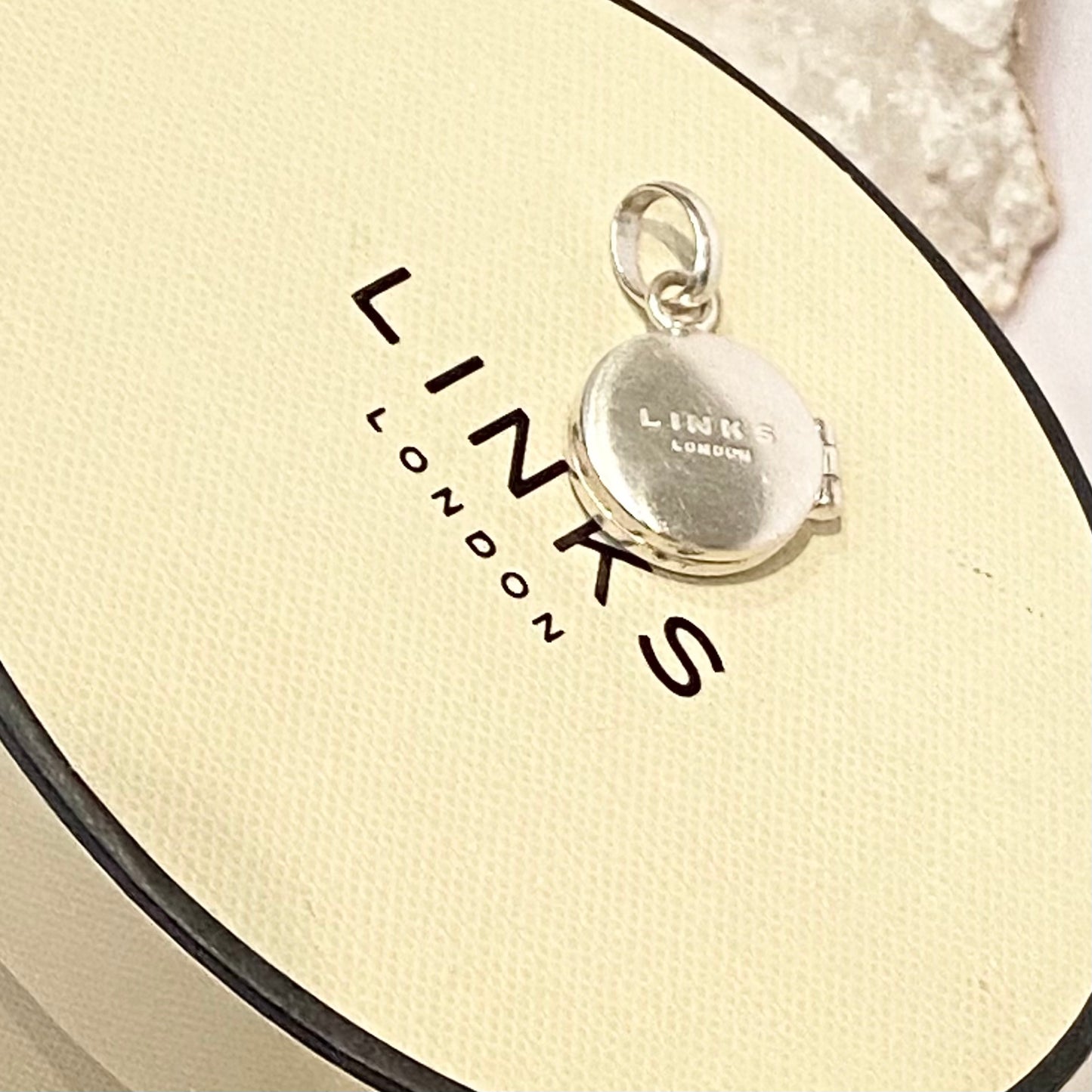 Links of London Round Sterling Silver Locket with space for two photos