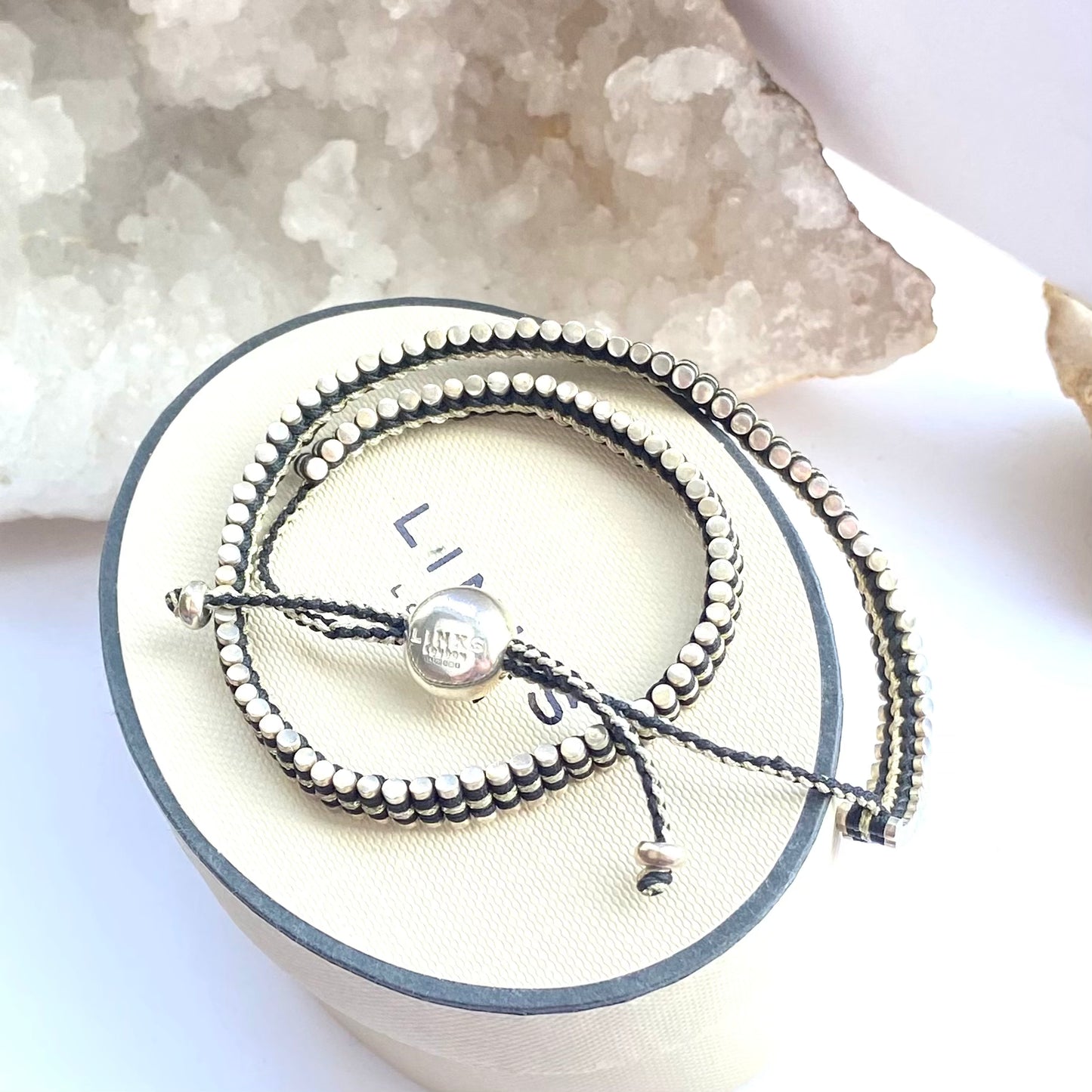 Links of London Double Wrap Friendship Silver Bracelet