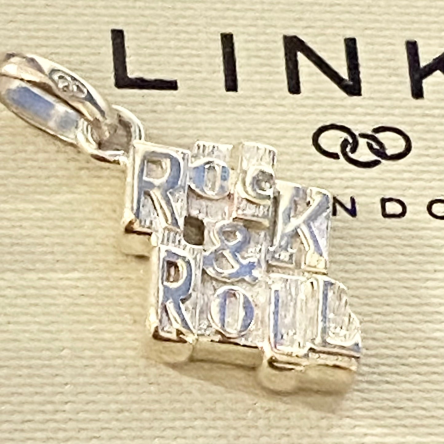 Sterling Silver Links of London Rock & Roll Charm