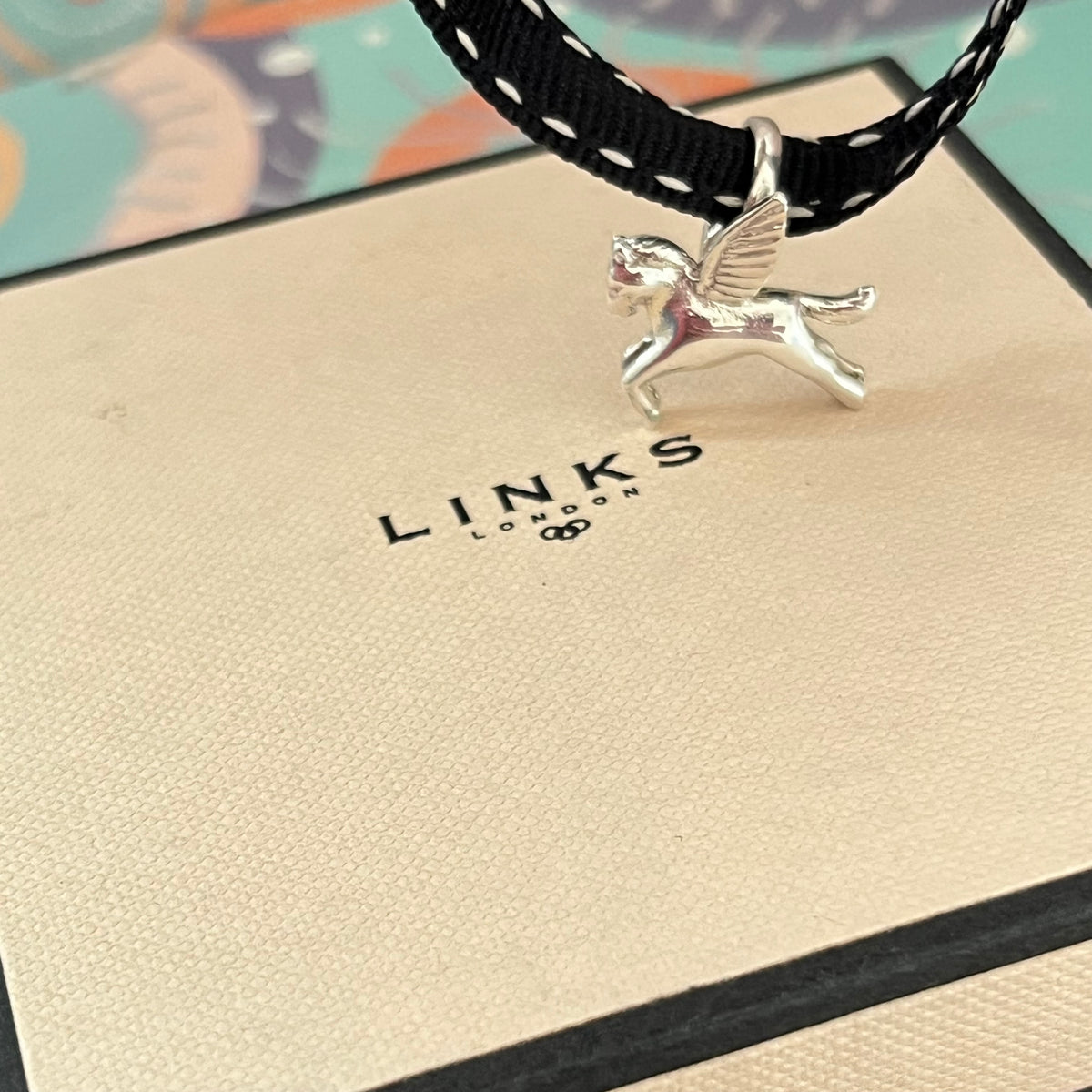 Rare Pegasus Charm crafted from Sterling Silver, by the Iconic Links of London Designers