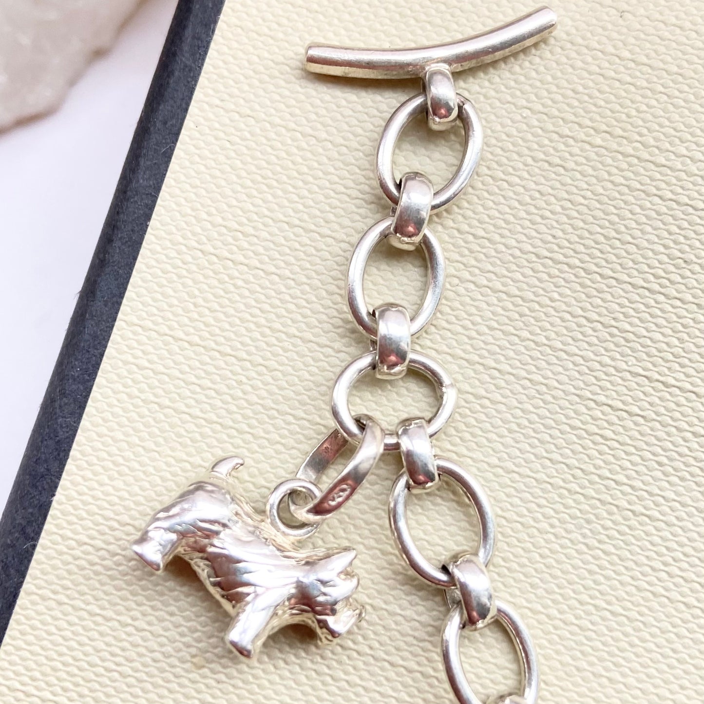 Links of London Very rare Sterling Silver Bracelet including the charms preloved