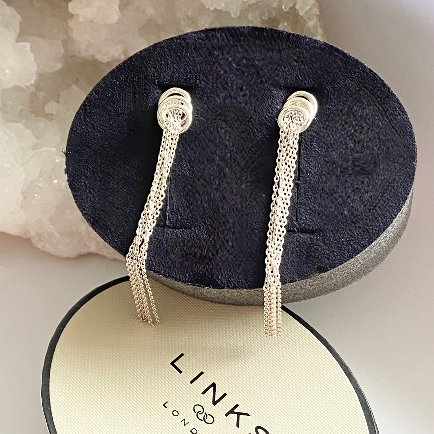Links of London Sterling Silver Sweetie and Chain Earrings
