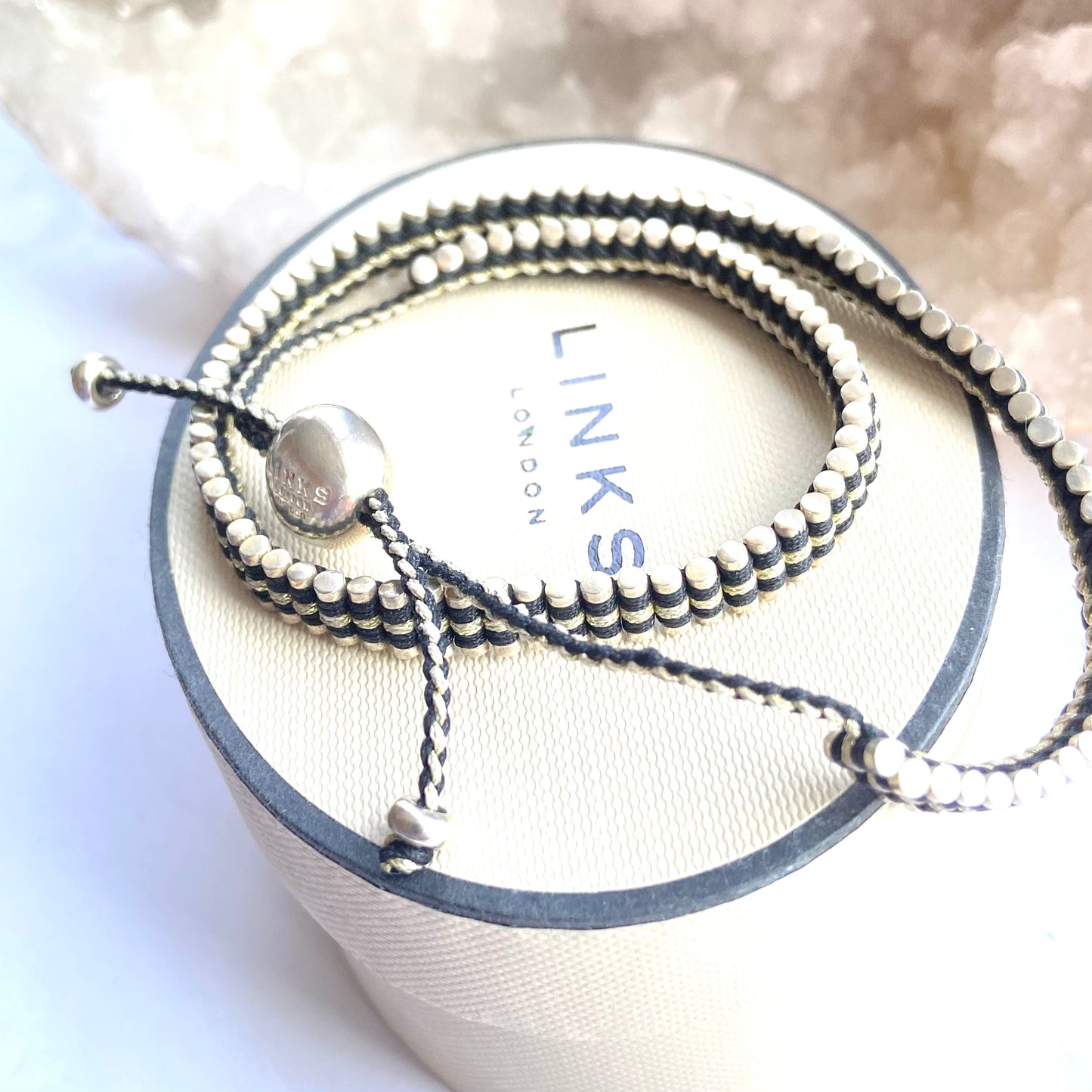 Links of London Double Wrap Friendship Silver Bracelet