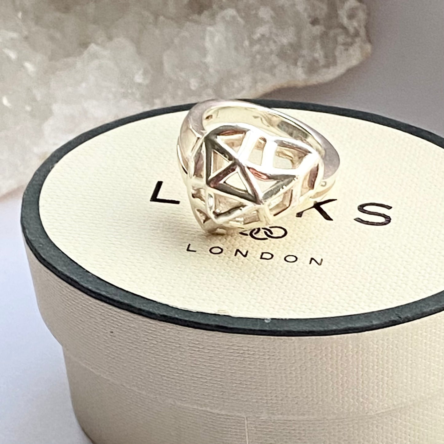 Links of London Sterling Silver Flutter and Wow Ring