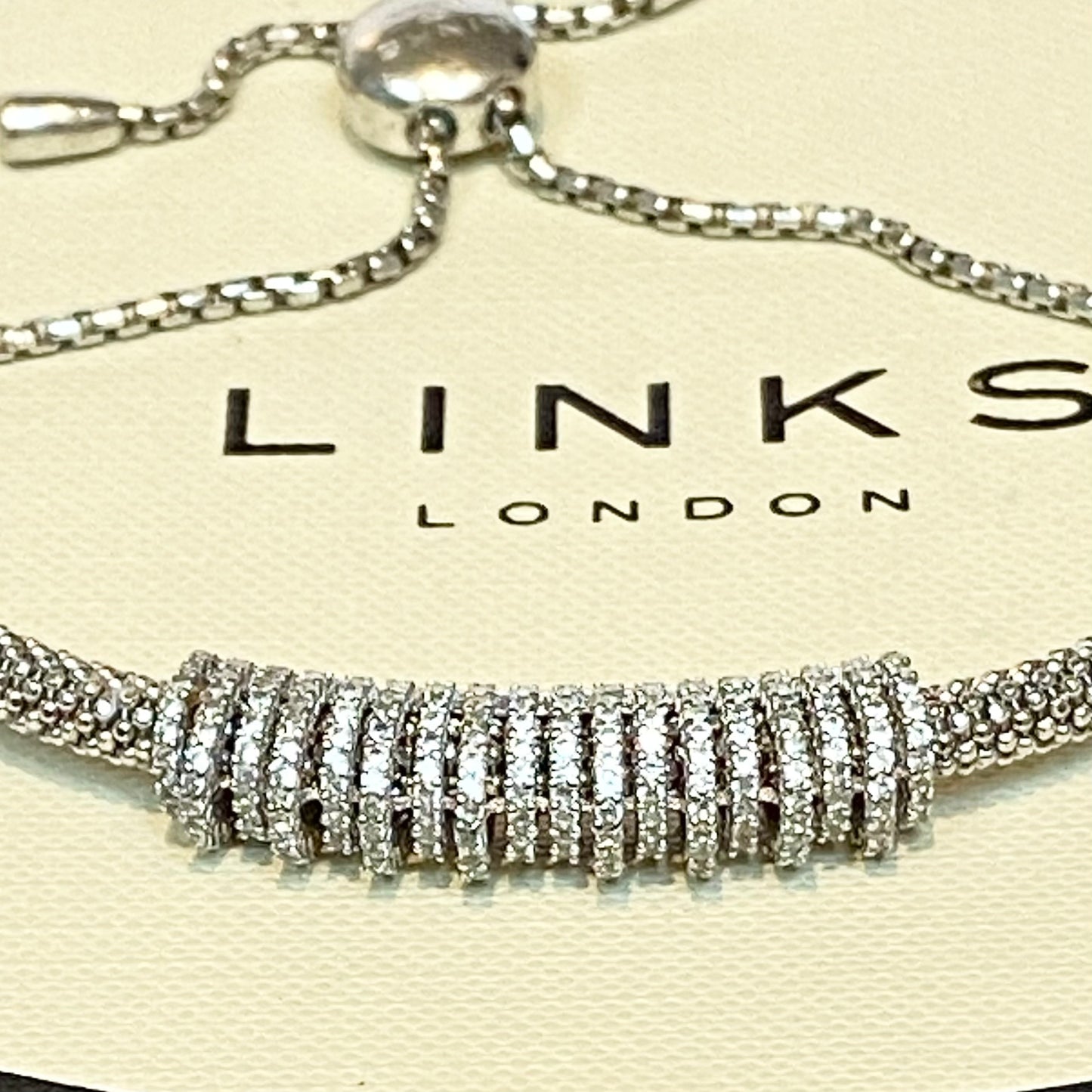 Links of London Sterling Silver Starlight Crown Bracelet with toggle