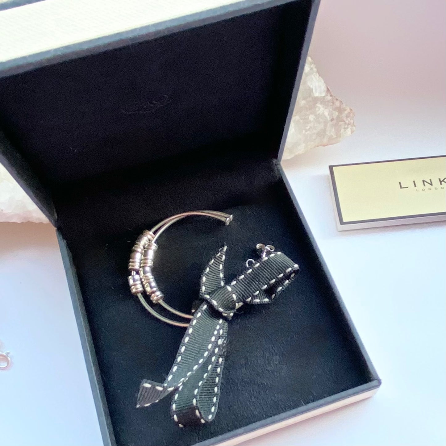 New Links of London Rare All Sorts Hoop Sterling Silver Earrings