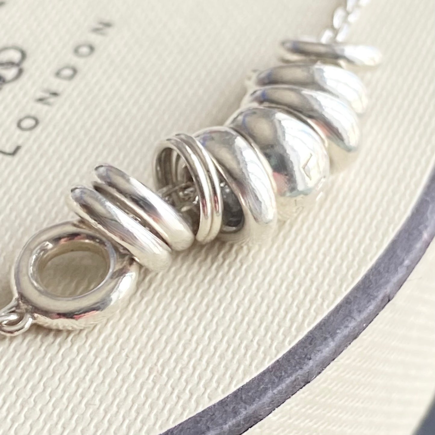 Authentic Sterling Silver Links of London Bracelet with Sweetie beads
