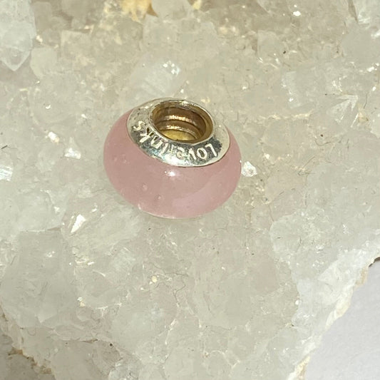 Love Links Pink Bead Branded Charm