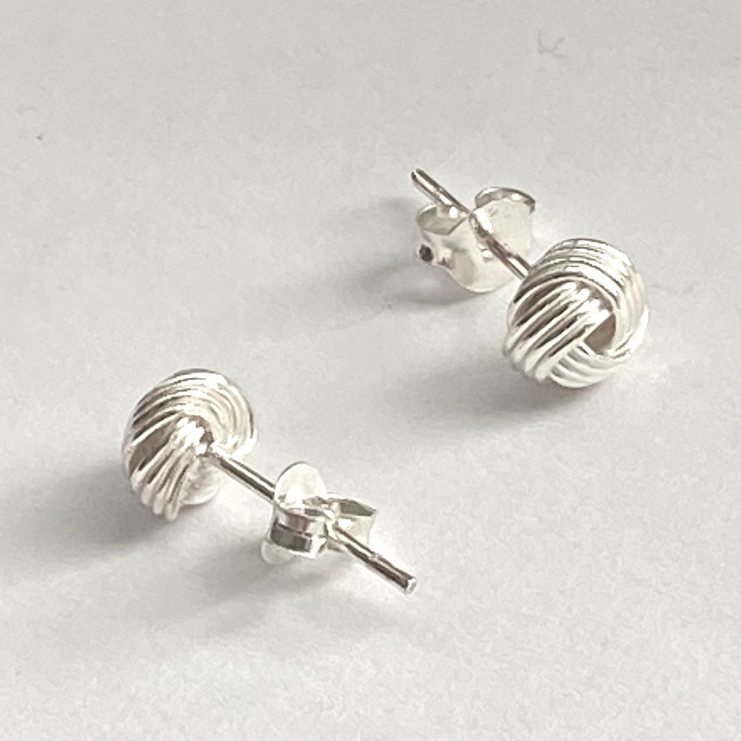 925 Sterling Silver Knot Earrings