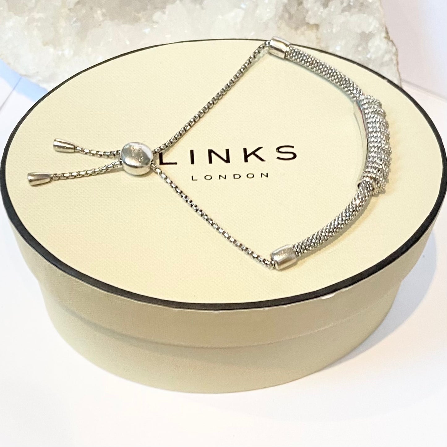 Links of London Sterling Silver Starlight Crown Bracelet with toggle