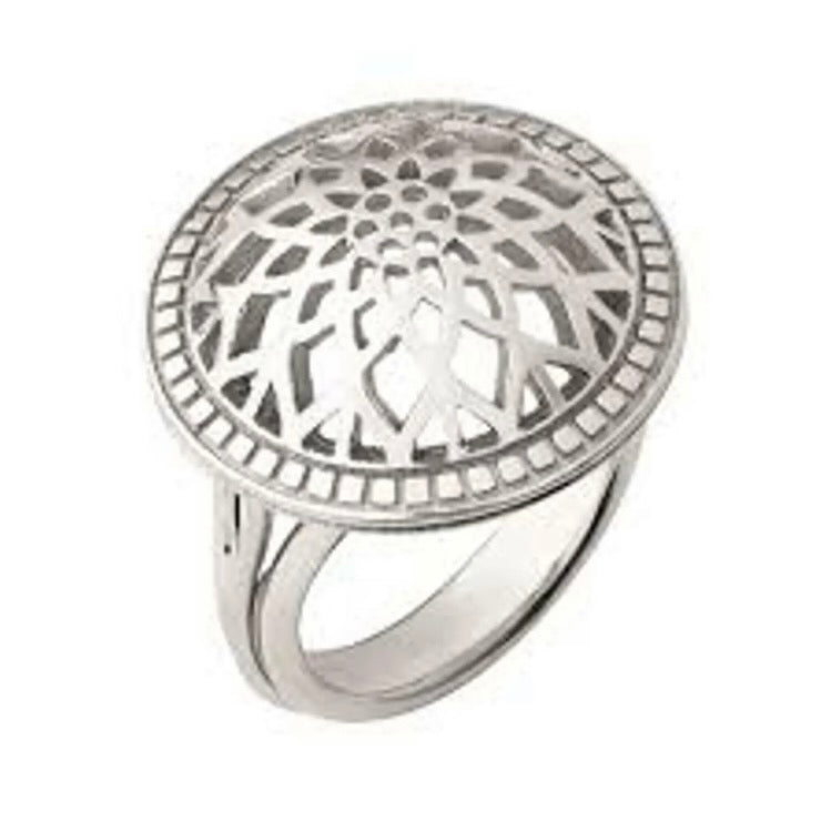 Authentic Links of London Sterling Silver Timeless Domed Ring