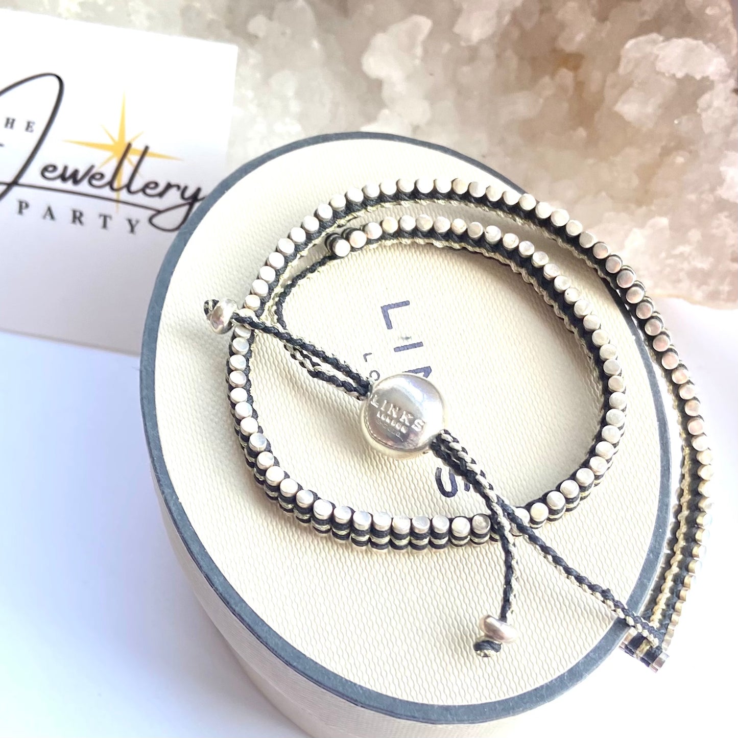 Links of London Double Wrap Friendship Silver Bracelet