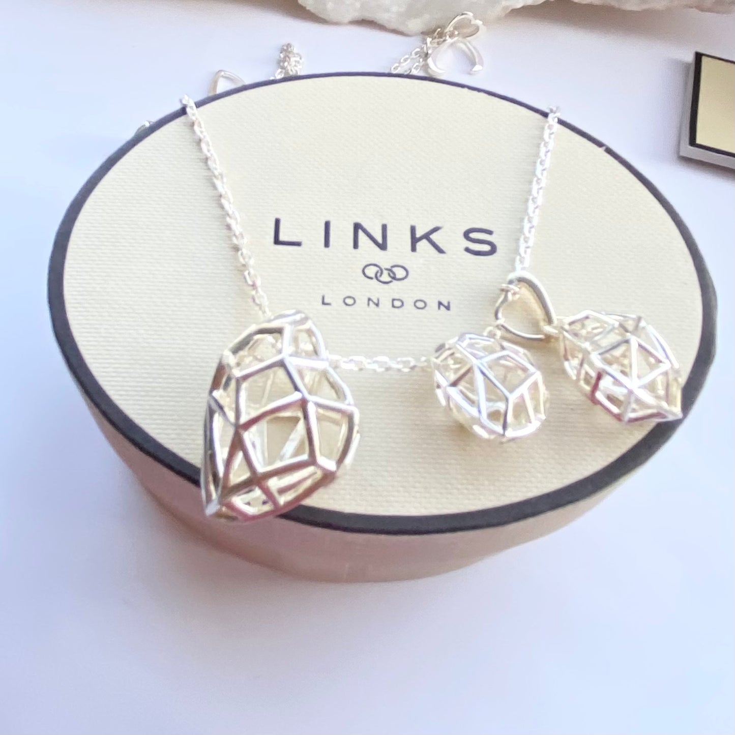 Links of London Sterling Silver Flutter and Wow Necklace