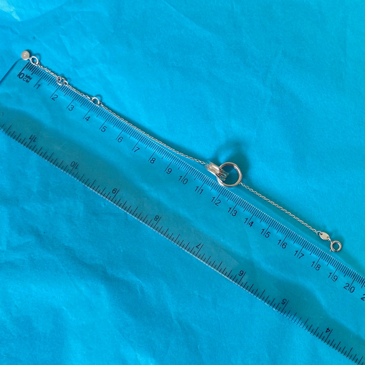 Authentic Links of London Sterling Silver 20 - 20 Interlocking Bracelet