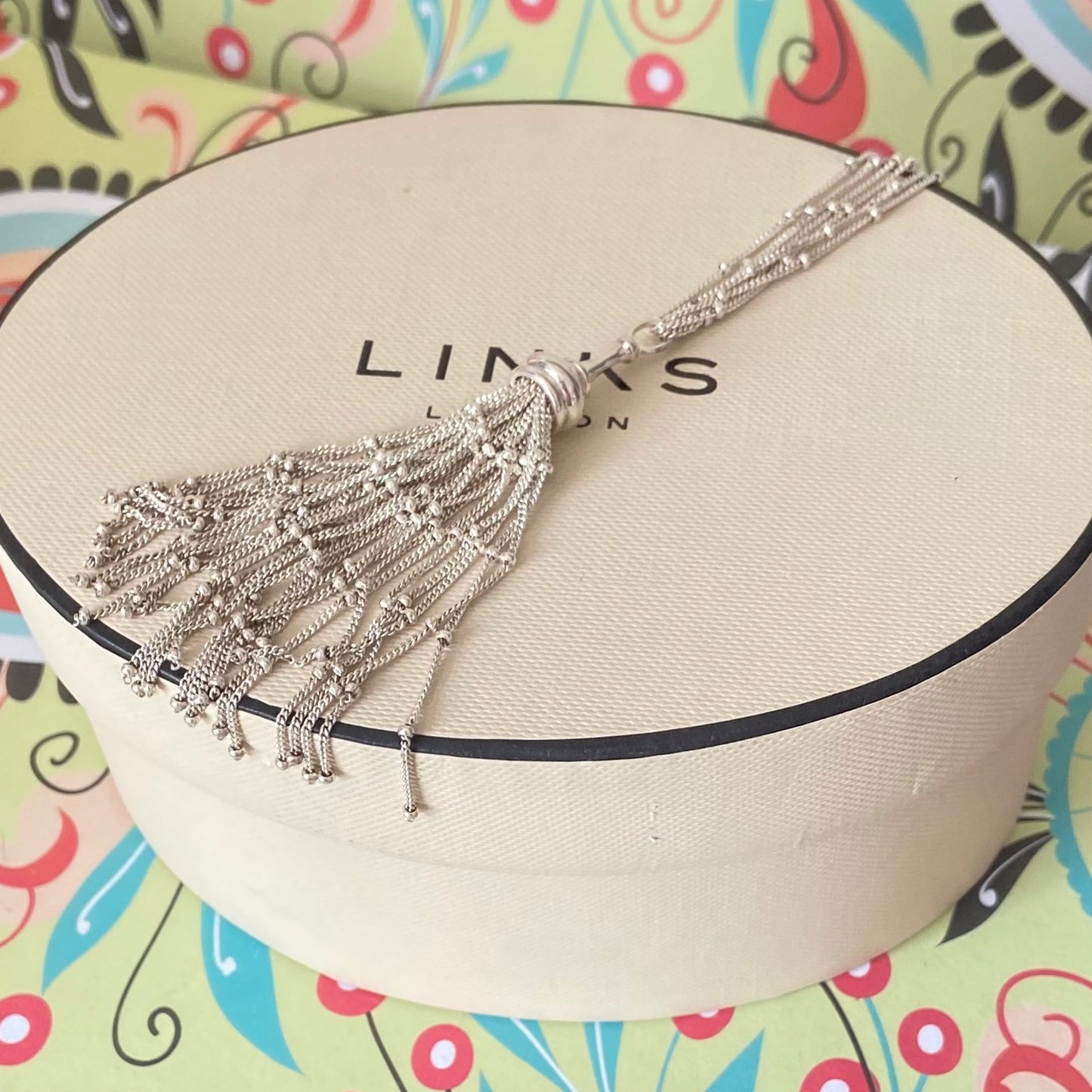 Links of London Multi Strand Rain dance Necklace with Tassel