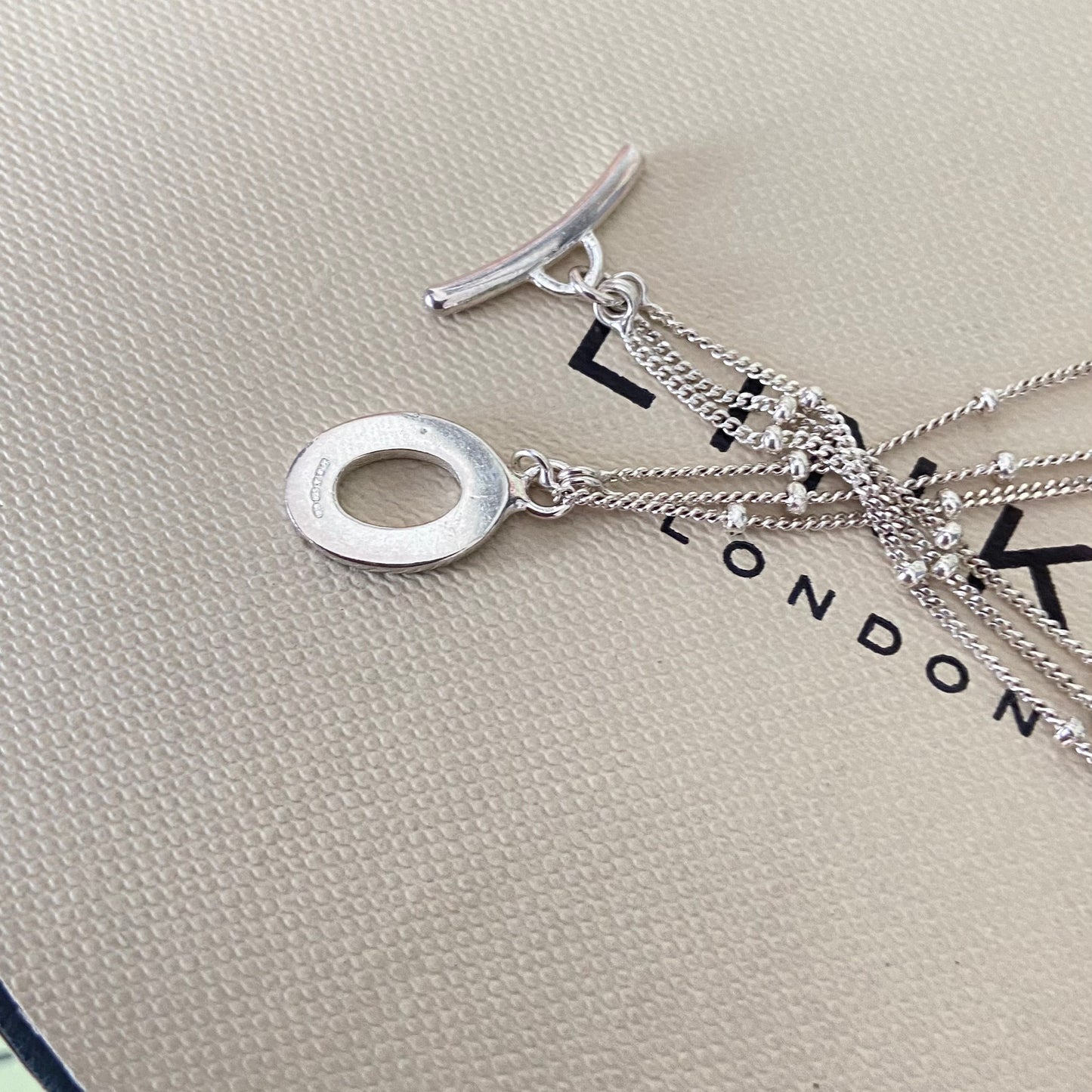 Links of London Multi Strand Rain dance Necklace with Tassel
