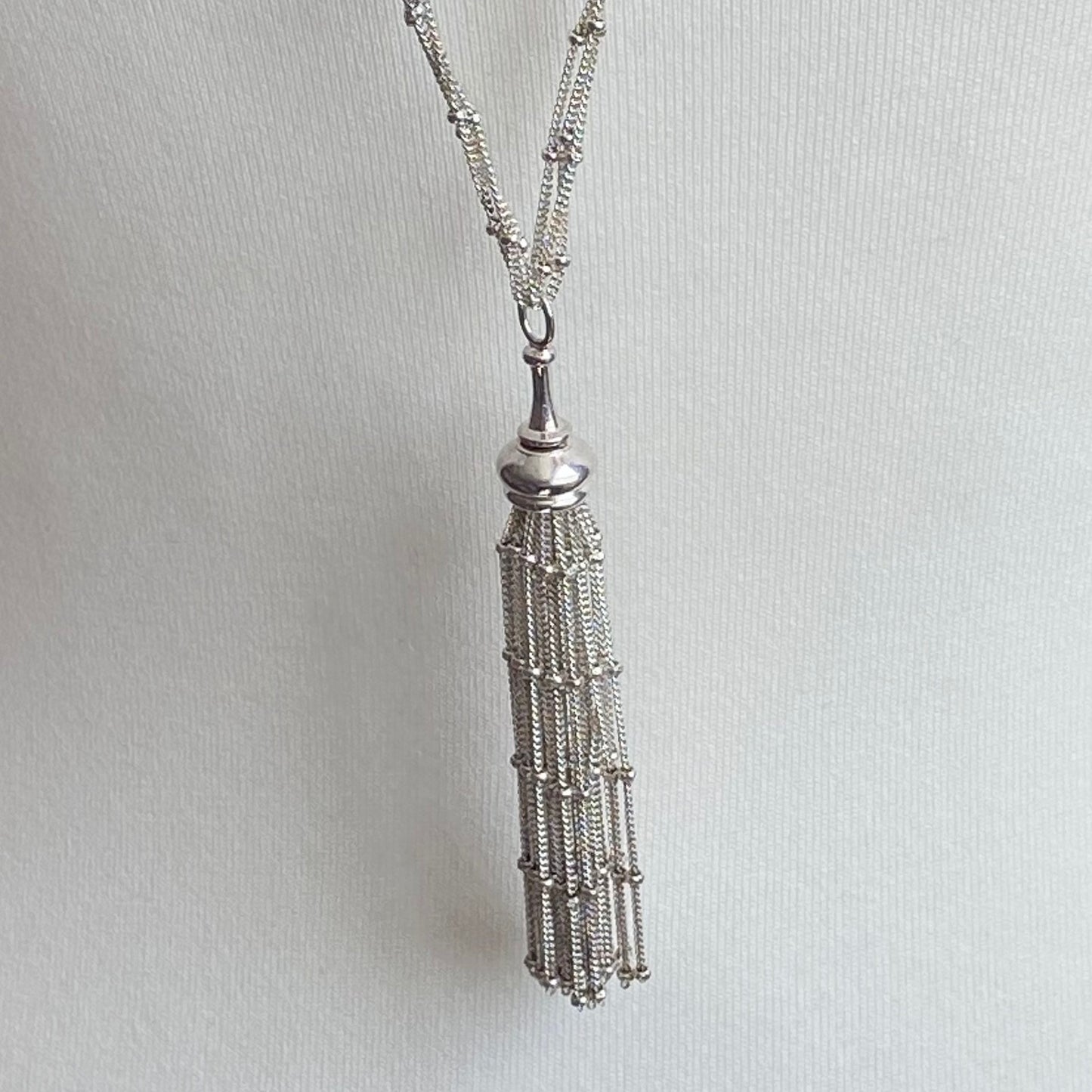 Links of London Multi Strand Rain dance Necklace with Tassel