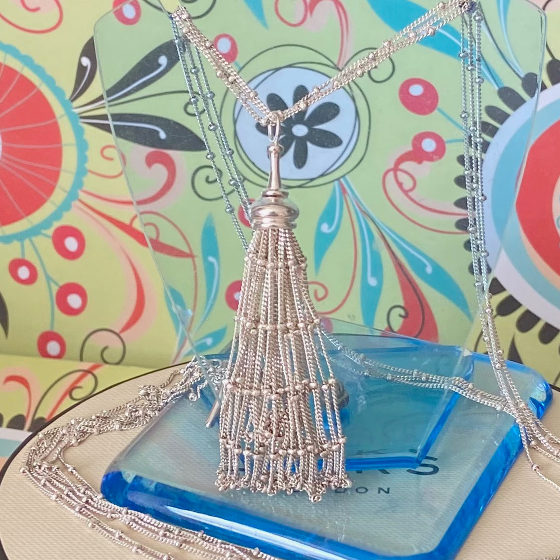 Links of London Multi Strand Rain dance Necklace with Tassel