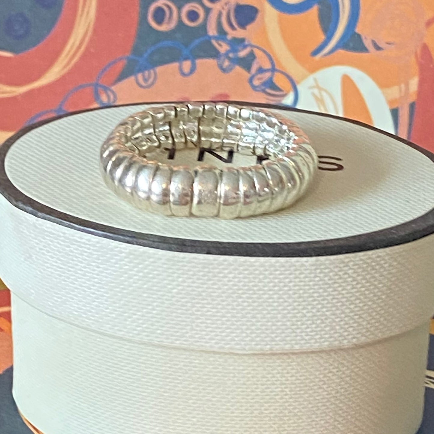 Authentic Links of London Sweetie Drop Ring Size P