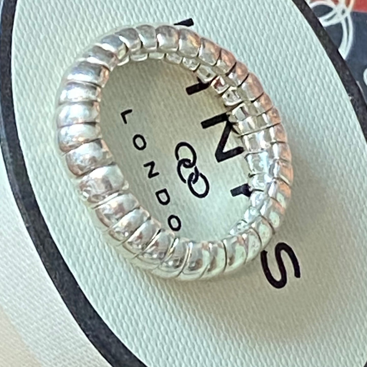 Authentic Links of London Sweetie Drop Ring Size P