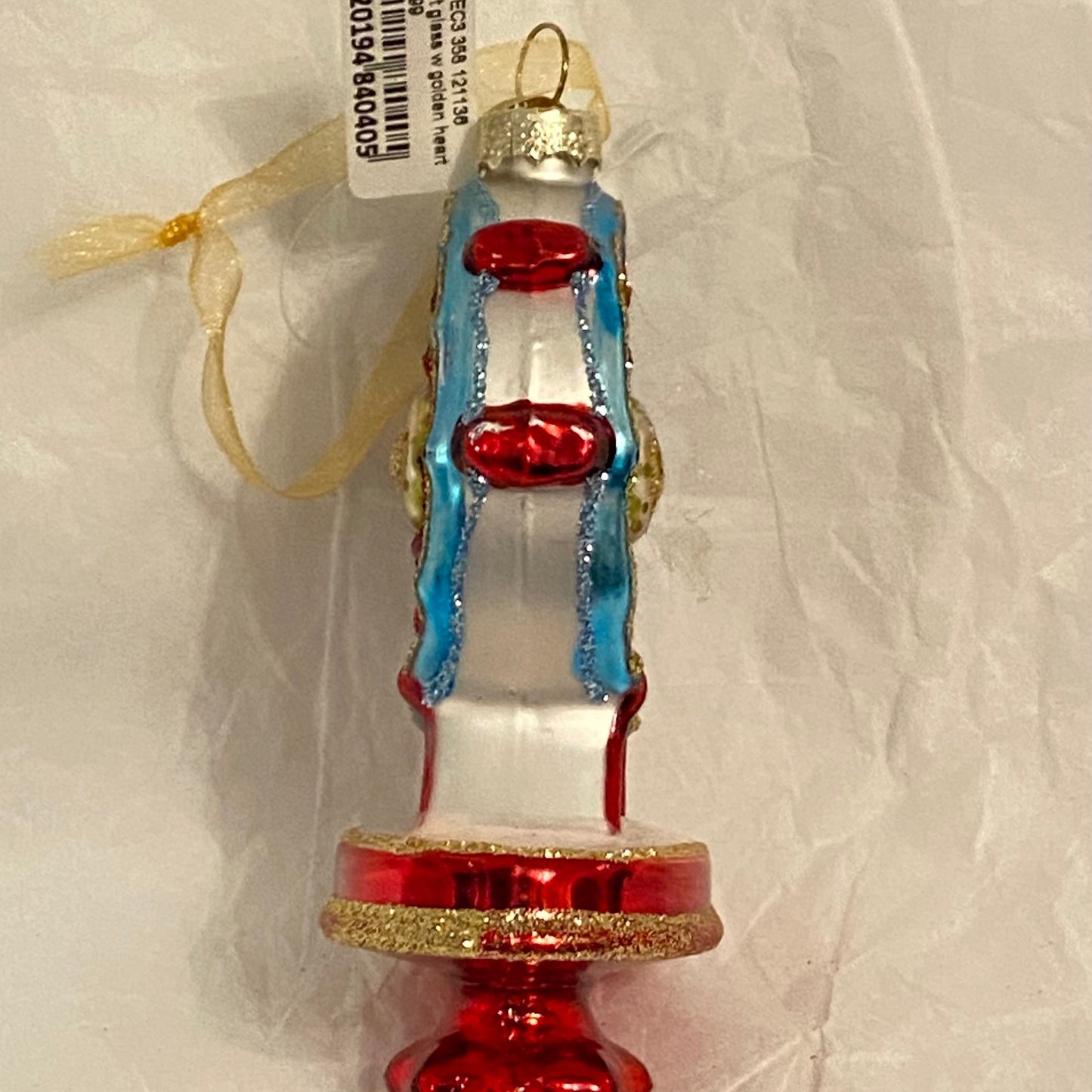 Ferris Wheel Design Glass Festive, Christmas Ornament