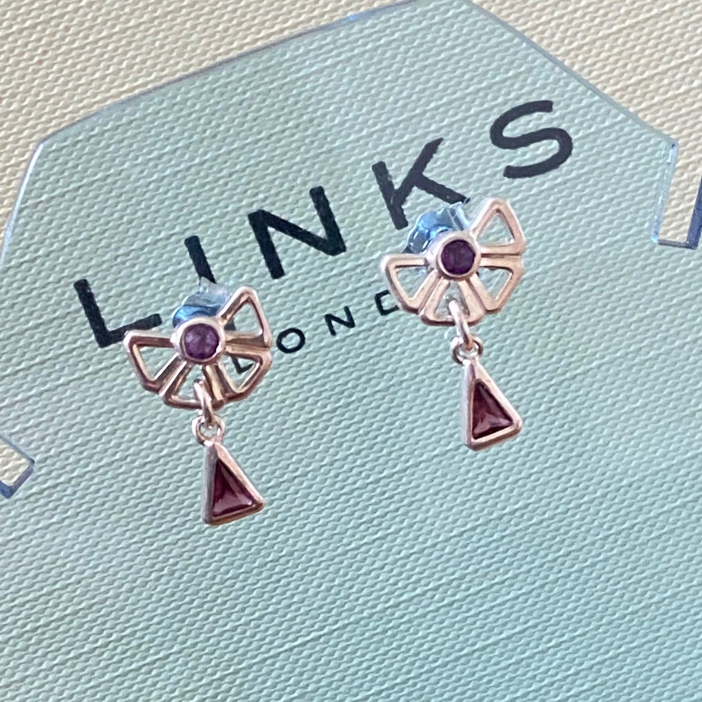 Links of London Sterling Silver Love me, Love me not Earrings