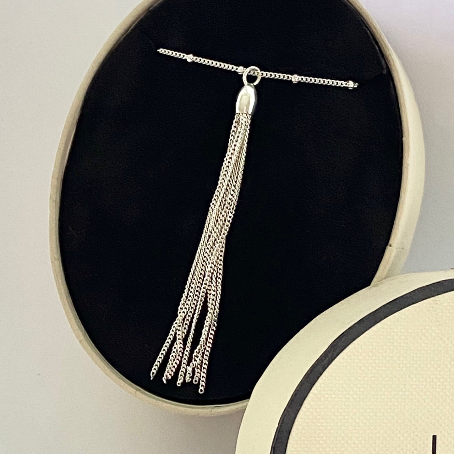 Links of London Sterling Silver Silk Row Necklace