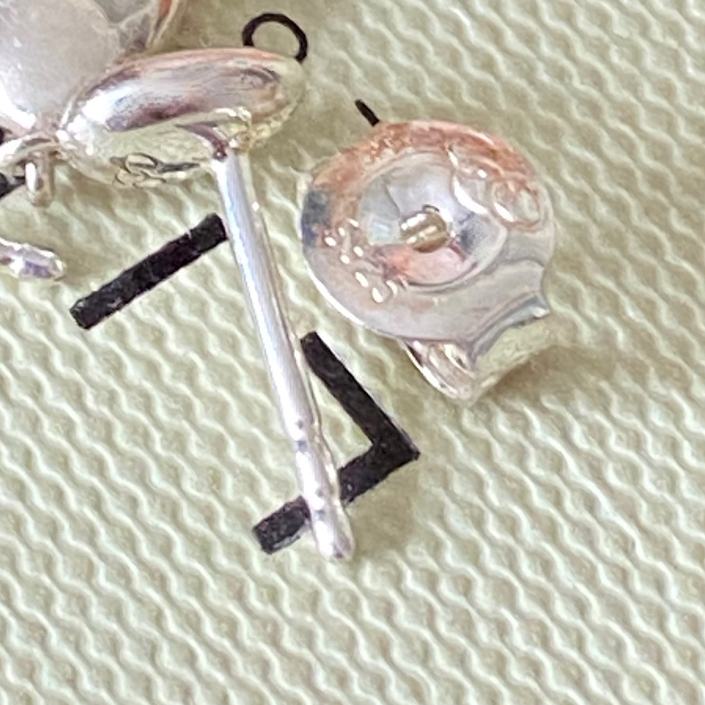 Links of London Authentic Hope Sterling Silver and Diamond Pave Earrings