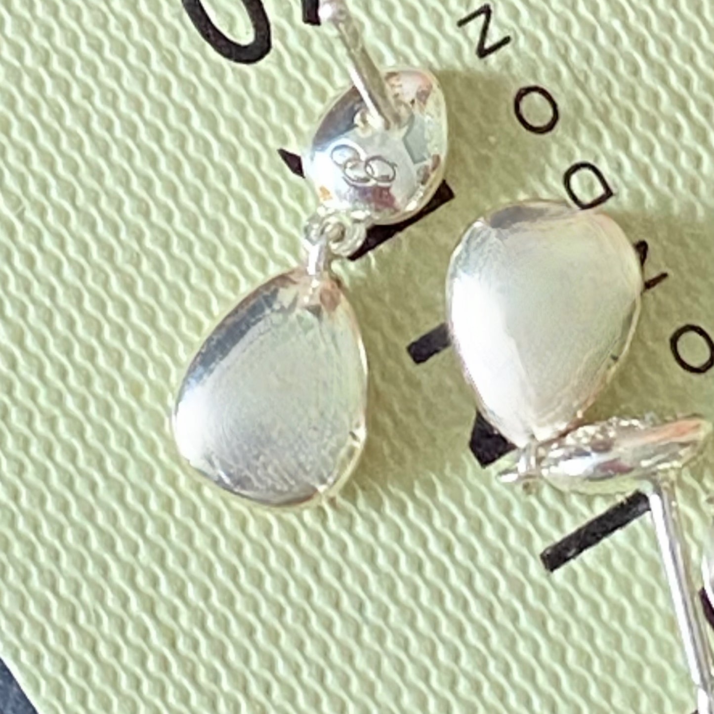 Links of London Authentic Hope Sterling Silver and Diamond Pave Earrings