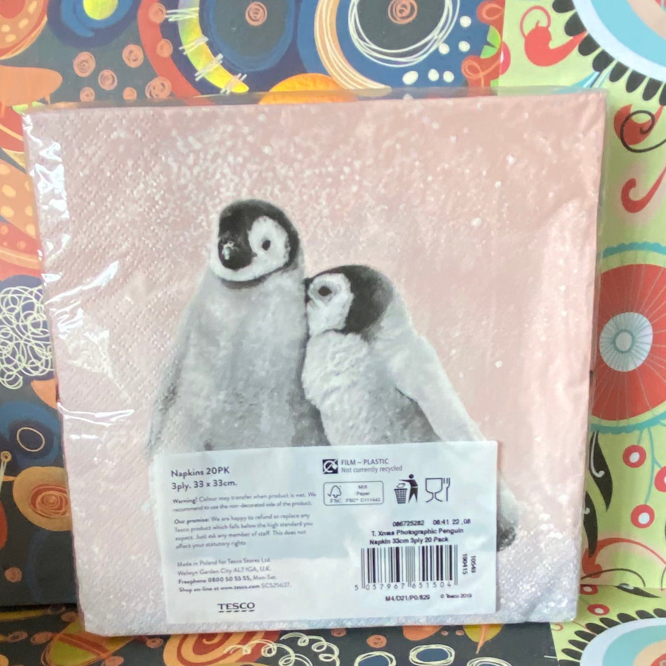 Penguins Napkins 20 per pack can be used for Decoupage