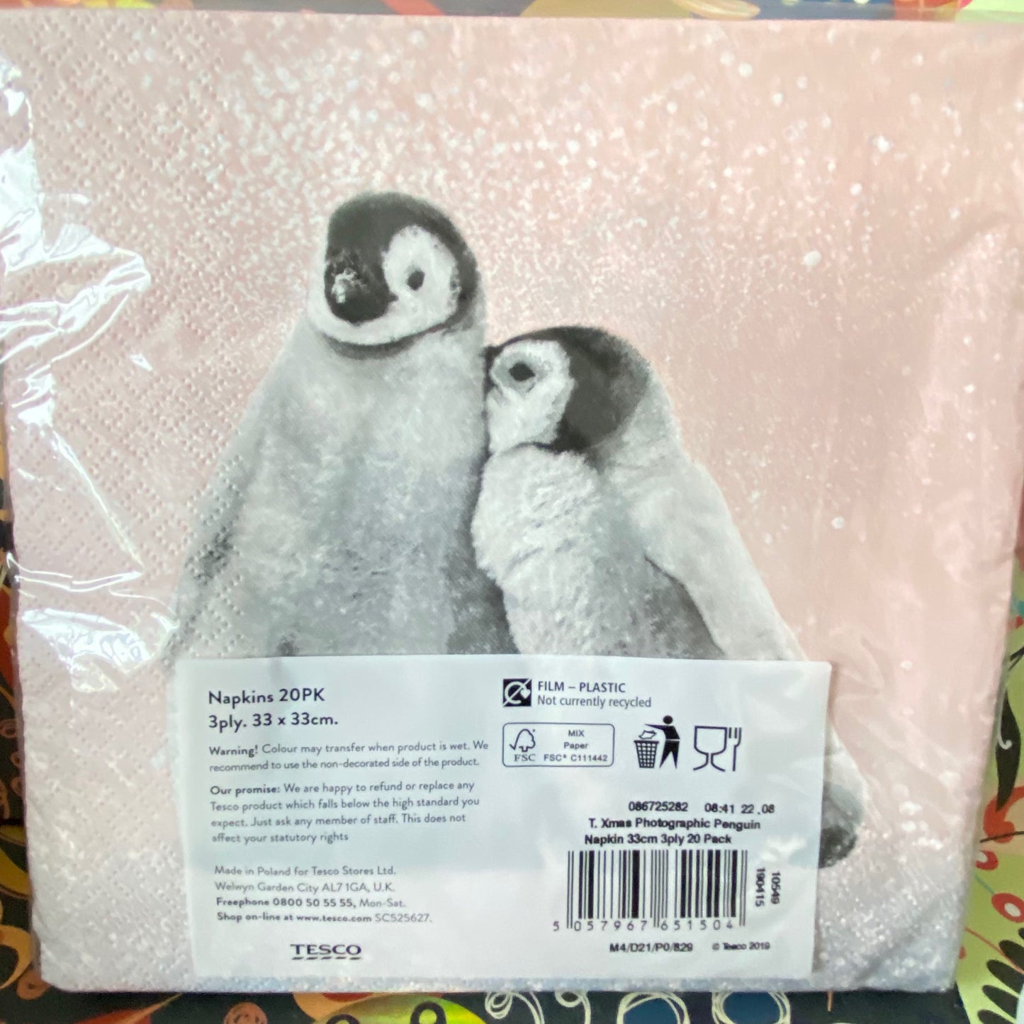 1 x Penguins Napkins 20 per pack can be used for Decoupage