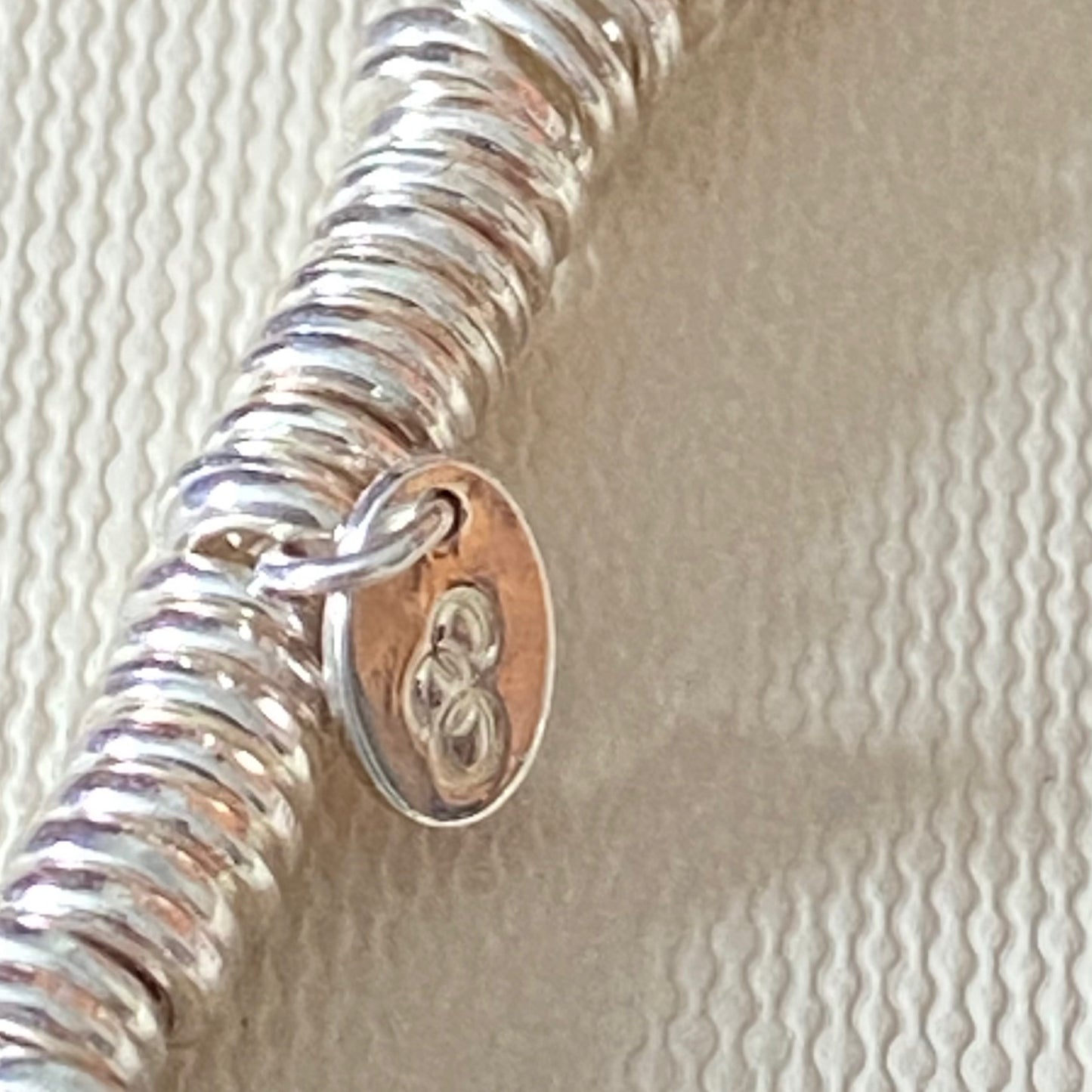 Authentic Links of London Heart XS Sweetie 925 sterling silver with 18k rose gold vermeil