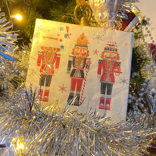 Nut Cracker Christmas Napkins