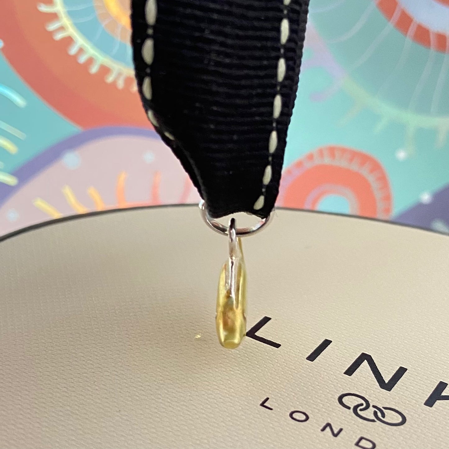 New! Links of London Sterling Silver Yellow Tropical Fish Charm