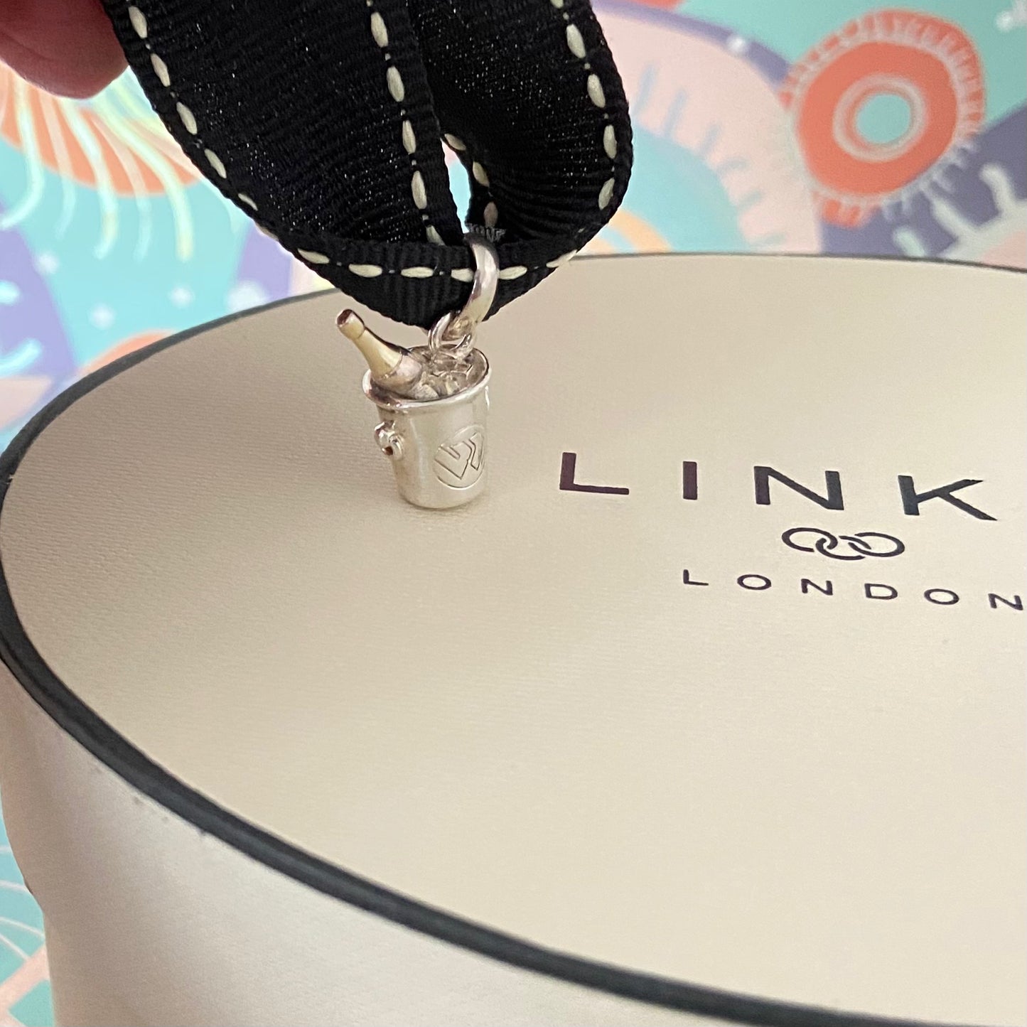 Preloved Links of London Wimbledon Champagne Ice Bucket Charm