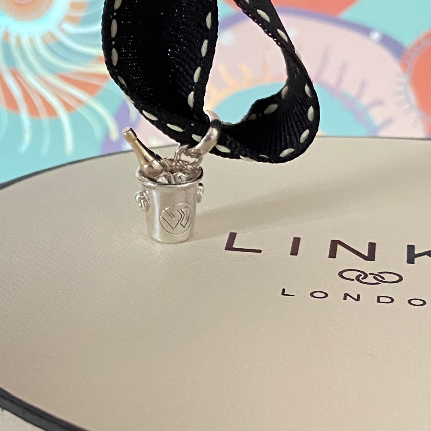 Preloved Links of London Wimbledon Champagne Ice Bucket Charm