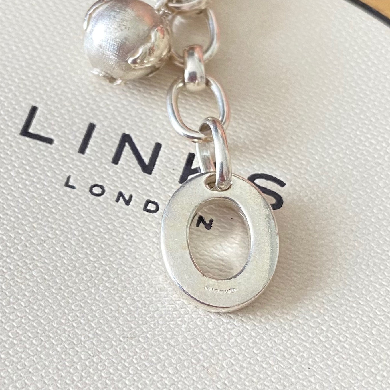 Links of London Fully Hallmarked Sterling Silver Larger Links T-Bar Bracelet