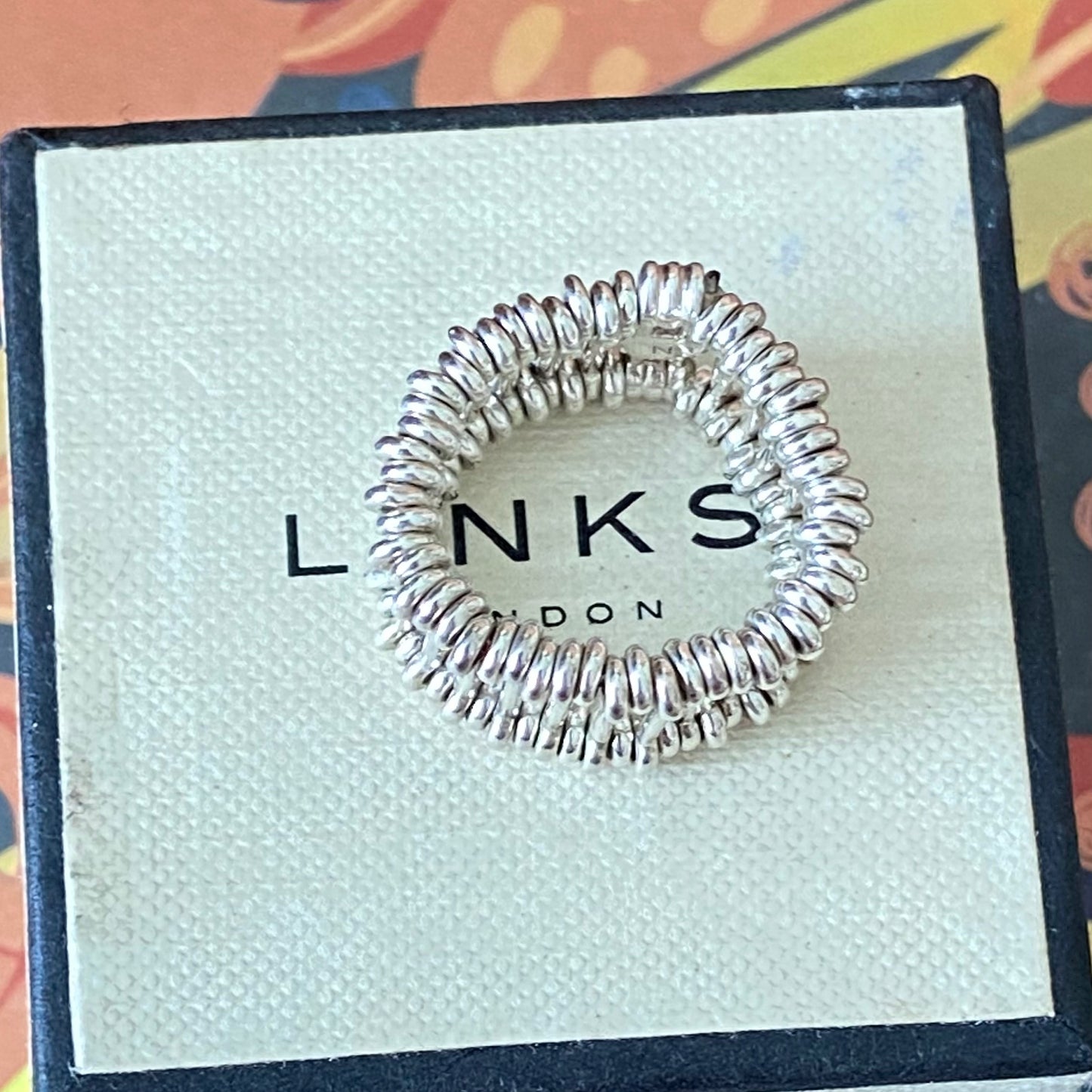Sterling Silver Links of London Sweetie Ring size N