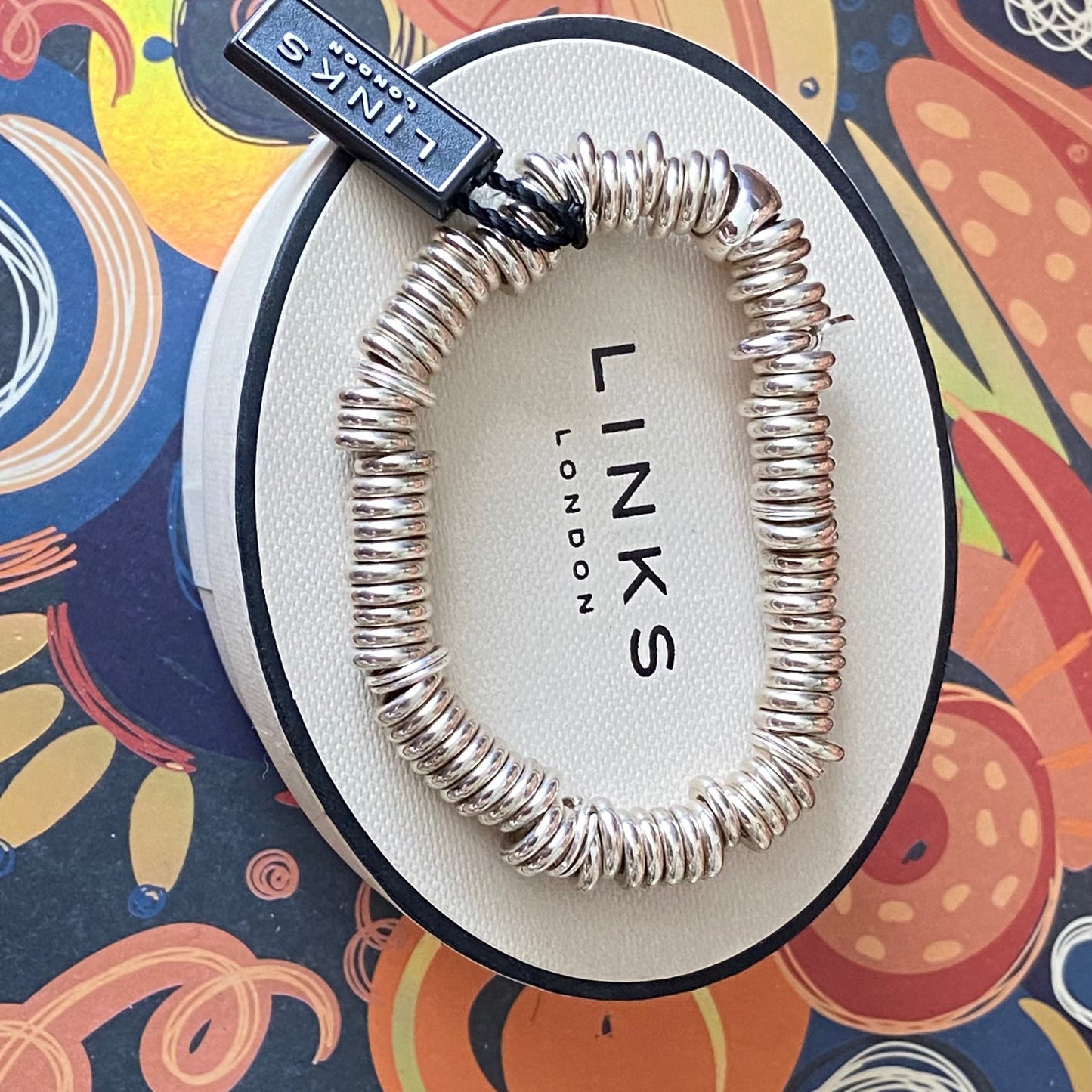 New Silver Links of London Iconic Sweetie Bracelet with original Link of London Tag.