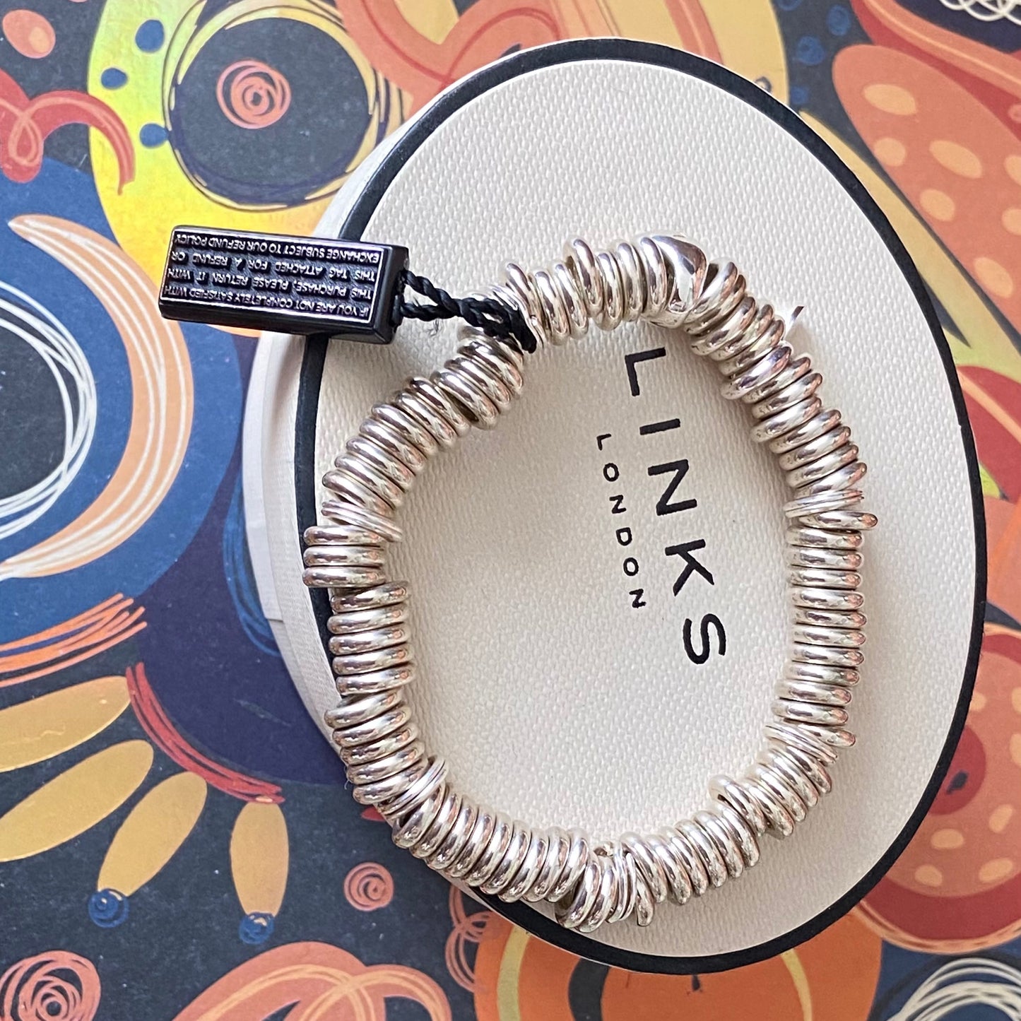 New Silver Links of London Iconic Sweetie Bracelet with original Link of London Tag.