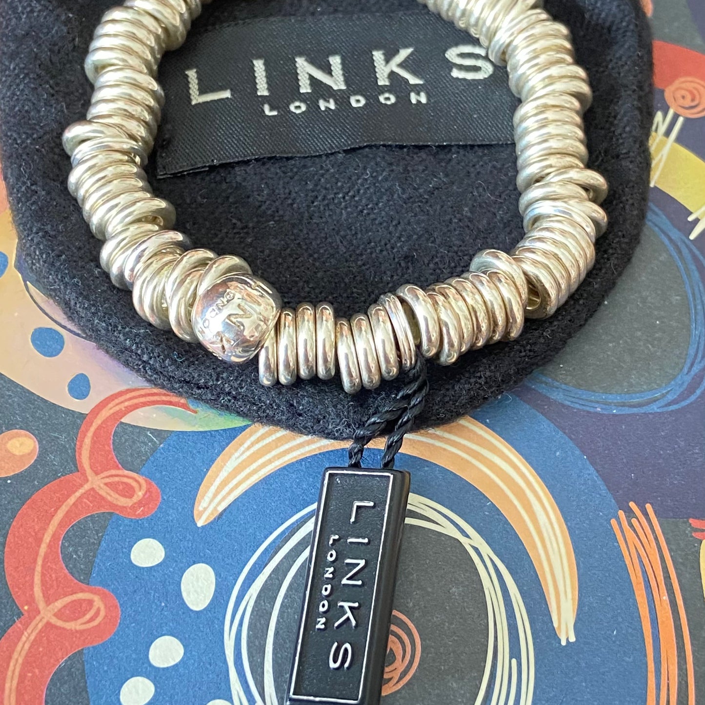 New Silver Links of London Iconic Sweetie Bracelet with original Link of London Tag.