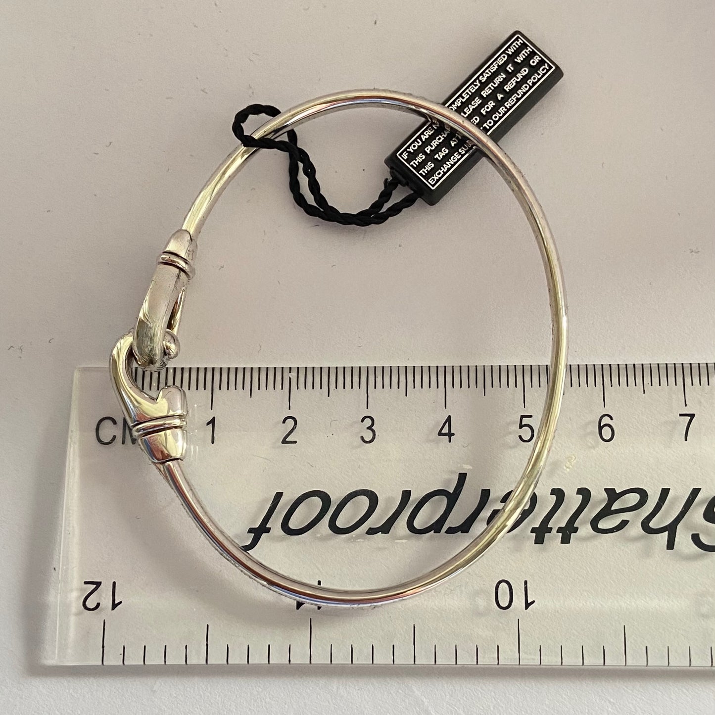 Links of London Karabiner Bangle with interlocking Clasp