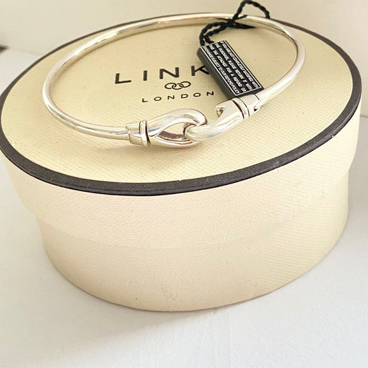 Links of London Karabiner Bangle with interlocking Clasp New!