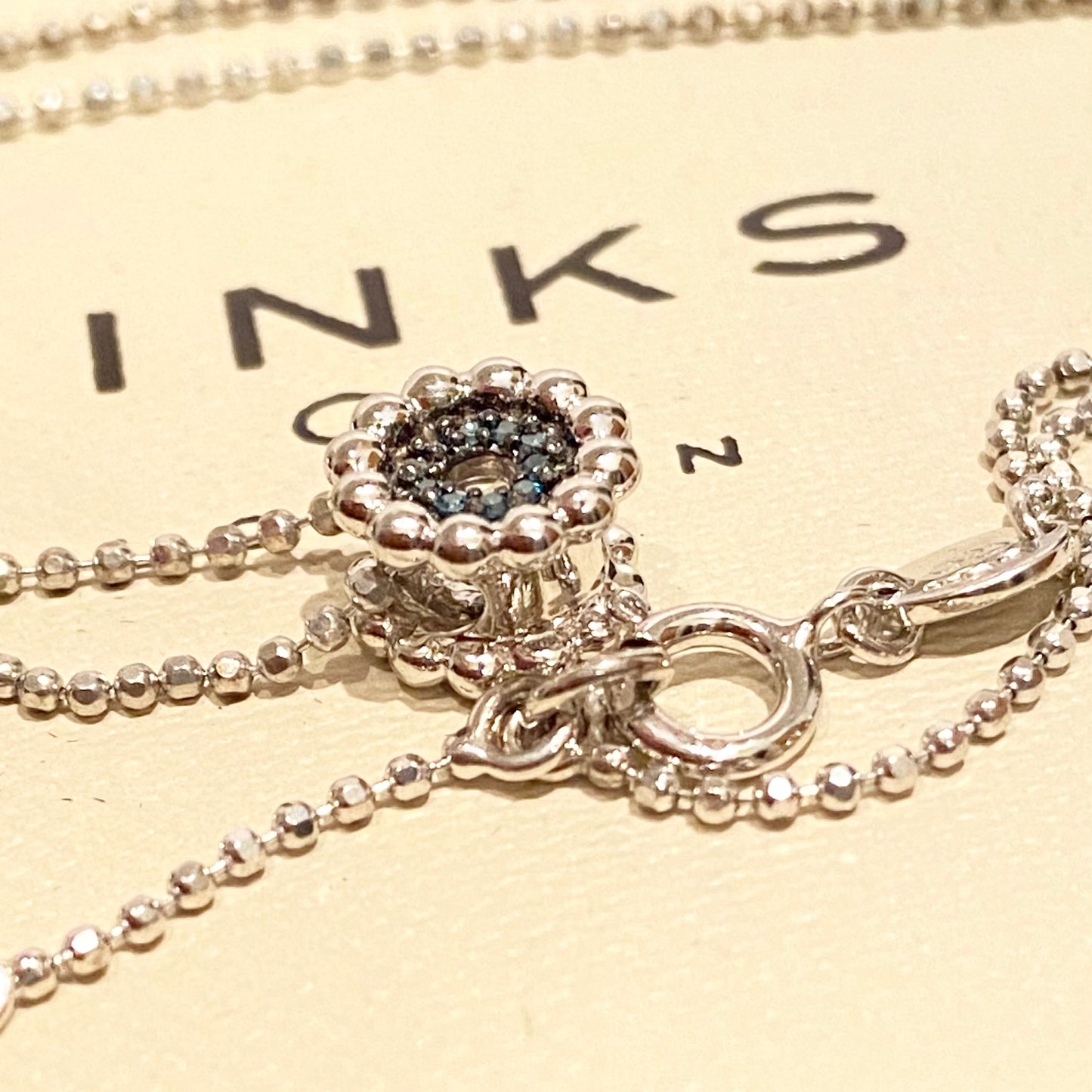 Links of London Effervescence with Petite Blue Diamond Necklace