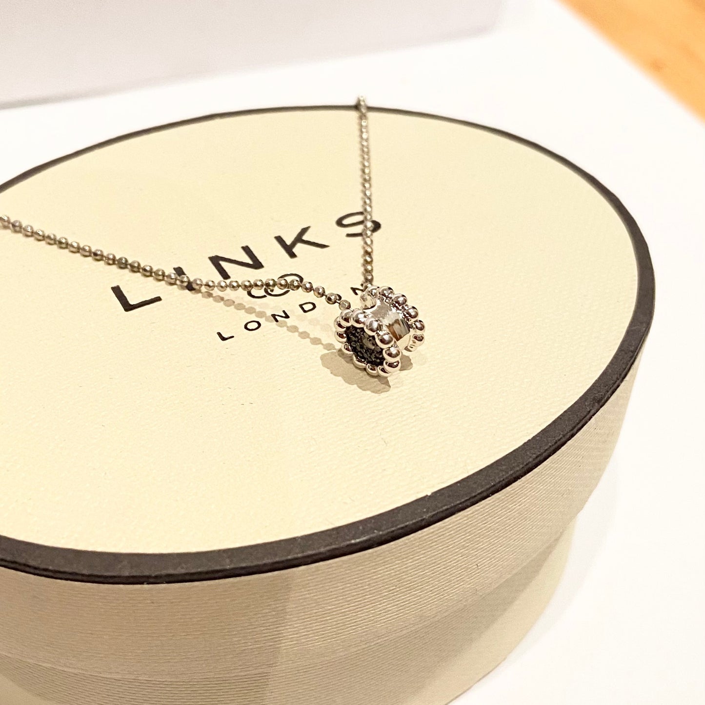 Links of London Effervescence with Petite Blue Diamond Necklace