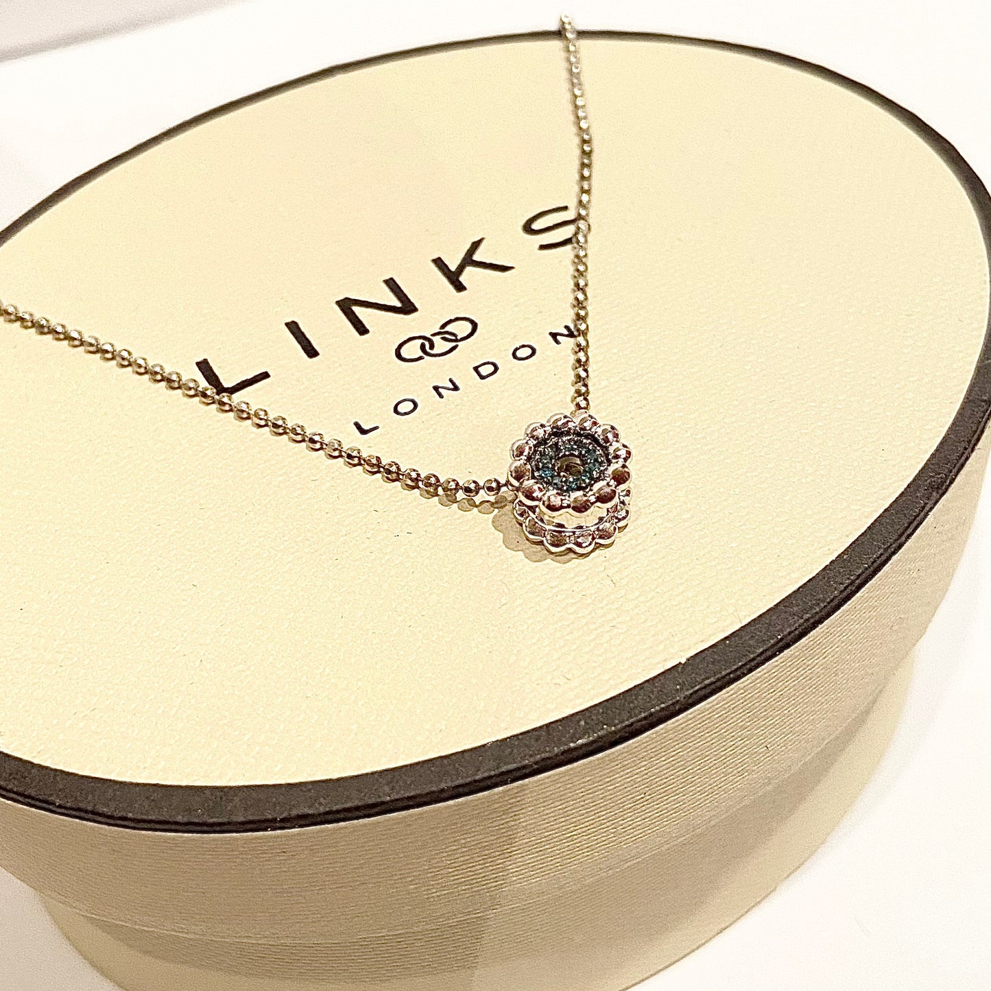 Links of London Effervescence with Petite Blue Diamond Necklace