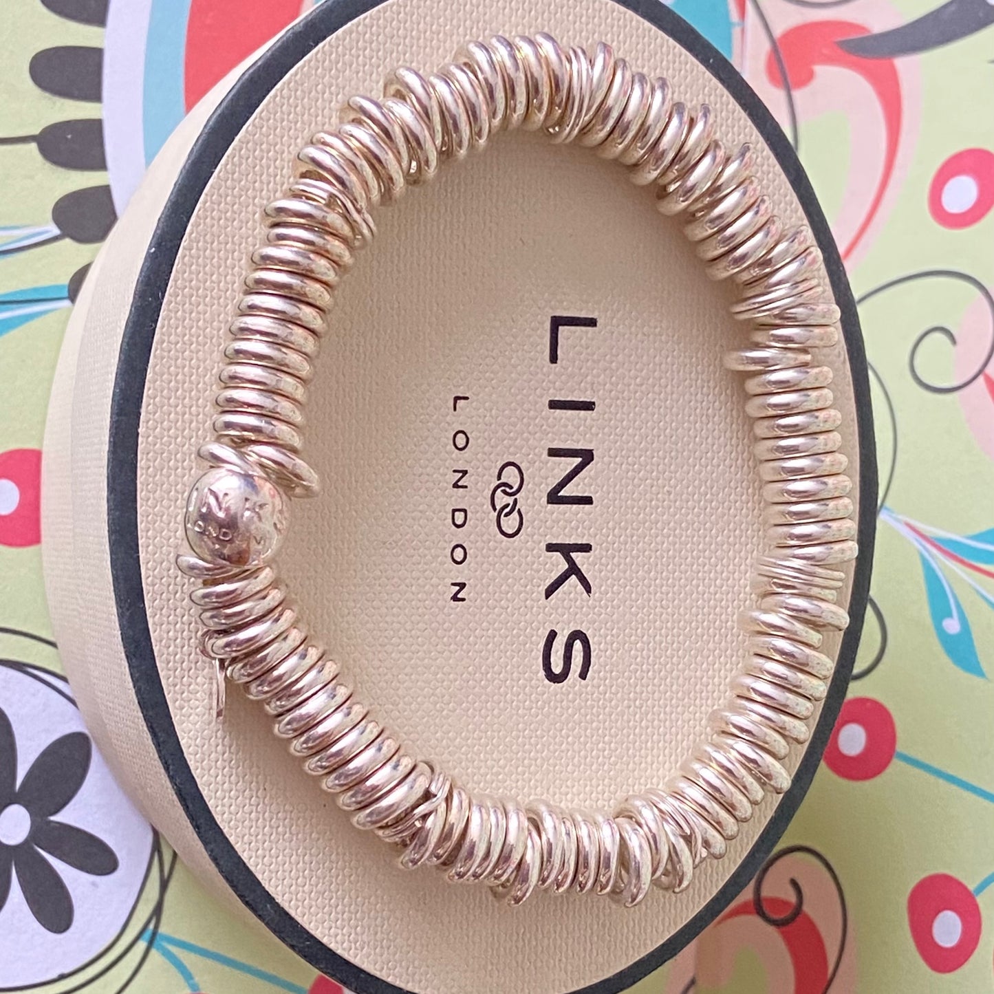 Sterling Silver Sweetie Bracelet Size Large (17cm)
